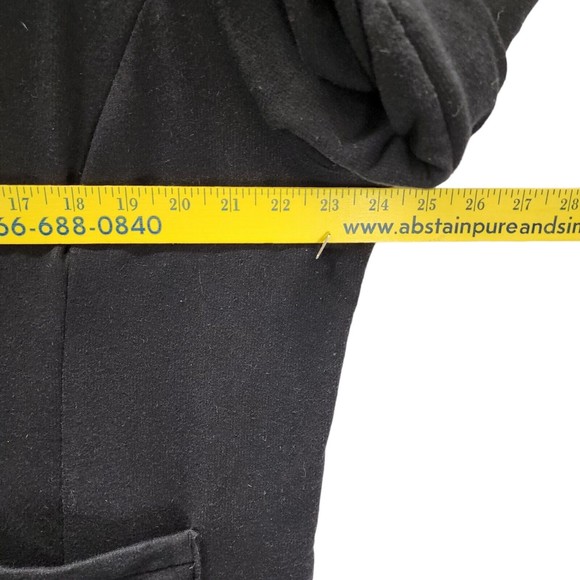 Tahari Women's Black Soft Knit Button Front Blazer Jacket Cardigan 2X Plus Size - Picture 5 of 9